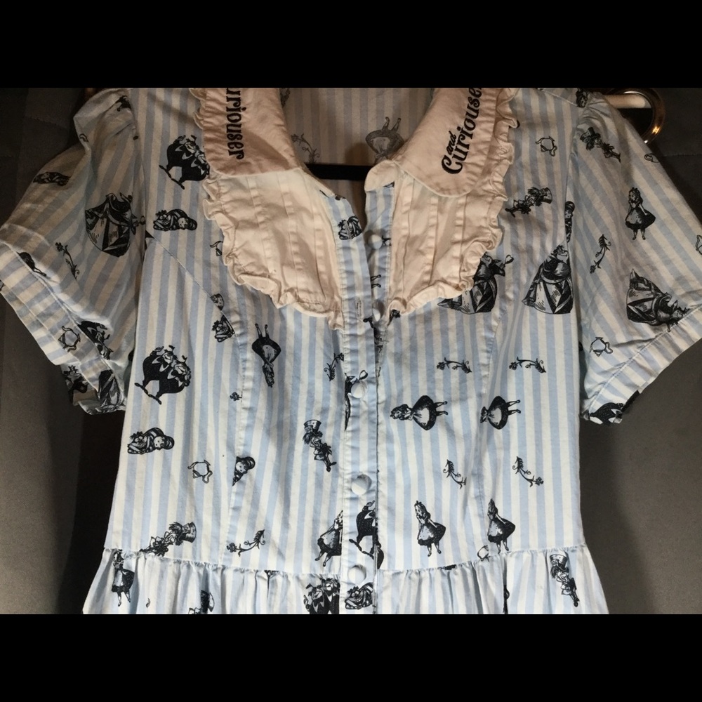 Disney Hot Topic Alice in Wonderland Curiouser & Cutiouser Dress - Picture 4 of 14